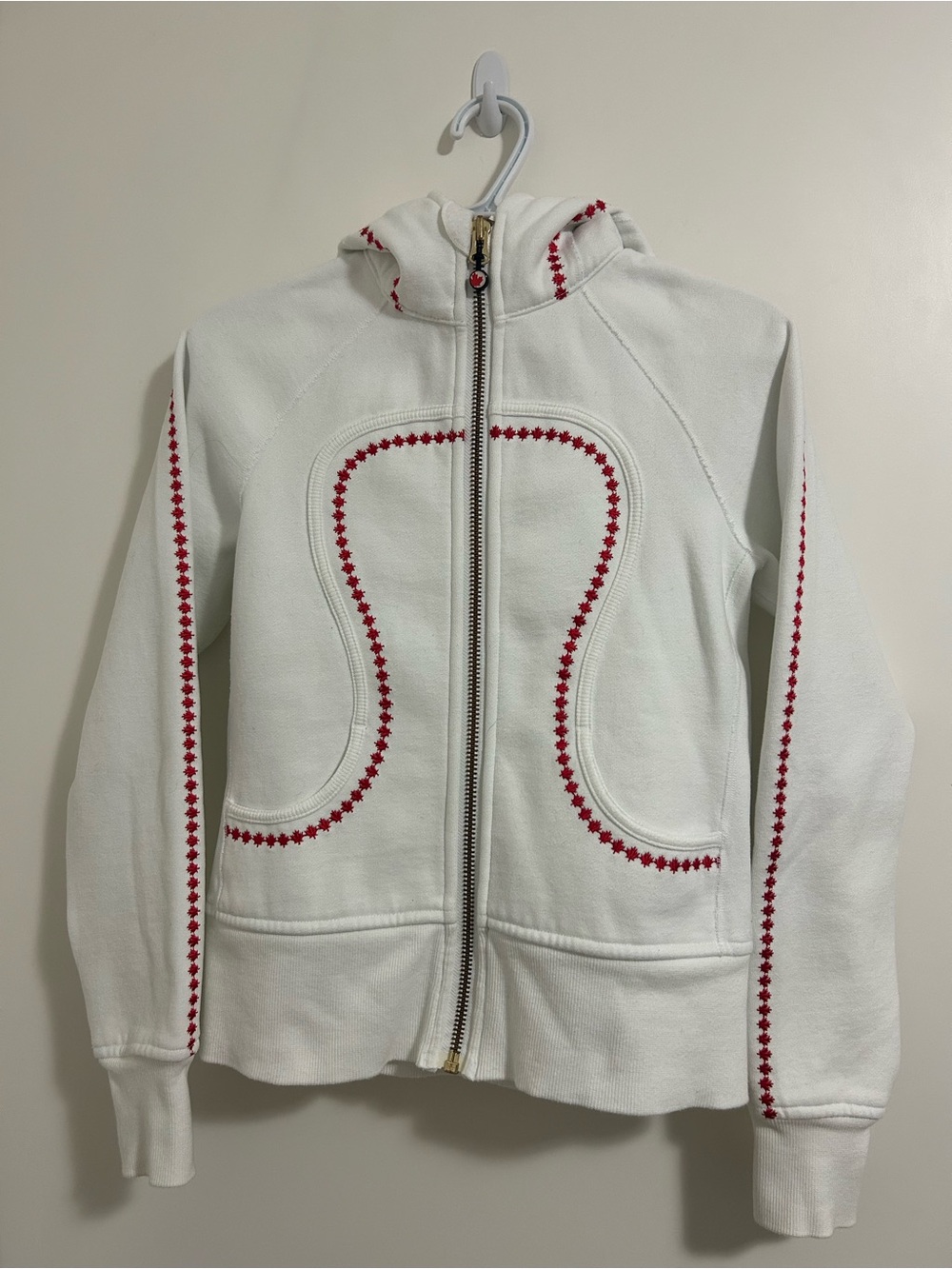 Lululemon Scuba Hoodie Special Edition 2010 Canada Olympics Sweatshirt Size 4